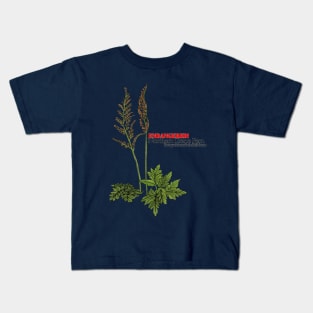 Endangered Northern Grape Fern Kids T-Shirt